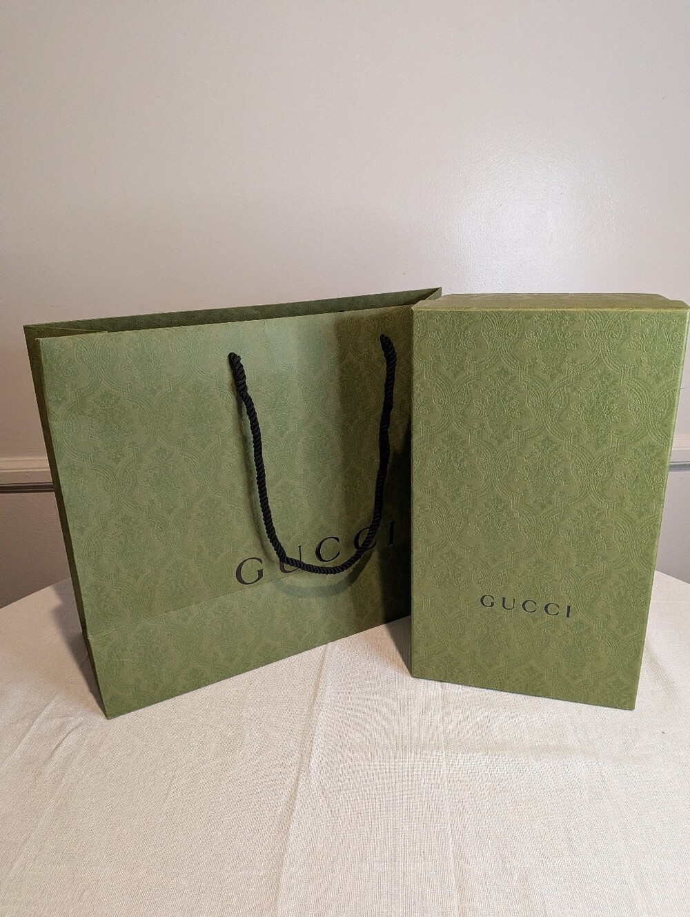 Gucci Empty Shoes Gift Box with Shopping Bag
